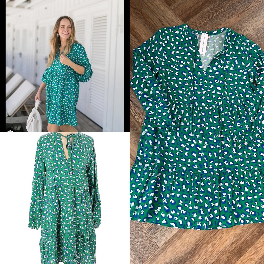 Amazon The Drop Grace Atwood Animal Print Dress NWT